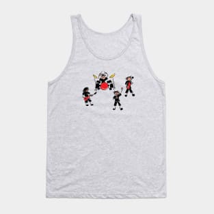 Stick figure Rock Band Tank Top